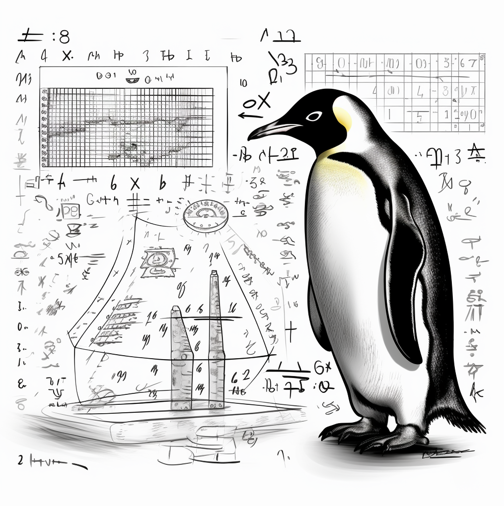 コウテイペンギンと数式